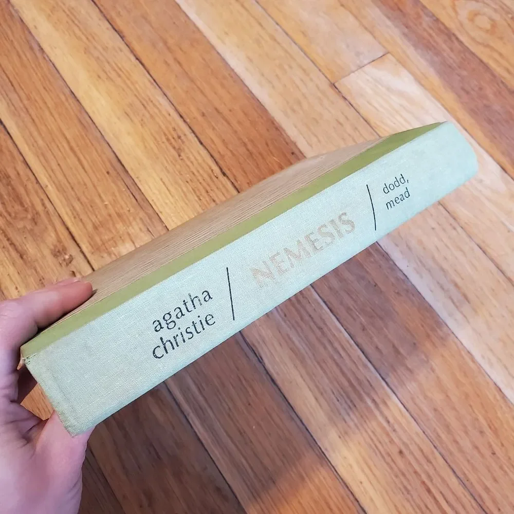 Nemesis by Agatha Christie hardcover book vintage copyright‎ 1971